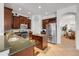 Charming kitchen featuring stainless steel appliances and granite countertops at 634 Woodford Dr, Debary, FL 32713