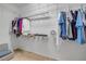Large walk-in closet with wire shelving for ample storage and organization at 634 Woodford Dr, Debary, FL 32713