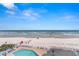 Breathtaking ocean view from the unit with a pool, sandy beach, and sunshine at 705 N Atlantic Ave # 4030, New Smyrna Beach, FL 32169