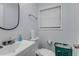 Practical half bath with modern sink and vanity at 801 Canal St, New Smyrna Beach, FL 32168