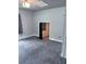 This room features neutral paint, carpeting, a window and recessed lighting at 2797 Nordman Ave, New Smyrna Beach, FL 32168