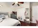 Comfortable bedroom showcasing a bed, dresser, closet, and overhead lighting at 2813 Ballard Ave, Orlando, FL 32833