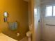 This bathroom features a tiled walk-in shower and updated fixtures at 3048 Unity Tree Dr, Edgewater, FL 32141