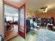 Open floor plan view showcasing the living area flowing into the bedroom at 310 Legion Pl, Port Orange, FL 32129