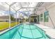 Enjoy a private pool and screened lanai, perfect for entertaining and relaxation at 6808 Forkmead Ln, Port Orange, FL 32128