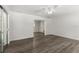 Bright and spacious living room features modern flooring, neutral paint, and lots of light at 126 Brandy Hills Dr, Port Orange, FL 32129
