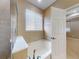 Bathroom featuring a tub and separate shower at 3455 Pegaso Ave, New Smyrna Beach, FL 32168