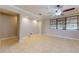 Bright living room featuring tile floors and recessed lighting at 3455 Pegaso Ave, New Smyrna Beach, FL 32168