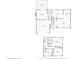 Detailed floor plan showcasing the layout of the home's two floors, including room dimensions and features at 3644 Dame St, Port Orange, FL 32129