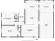 Detailed floor plan showcasing the layout of the house, including room dimensions at 836 6Th St, Port Orange, FL 32129
