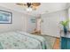 Bedroom featuring closet and ensuite bathroom at 913 Palmetto St, New Smyrna Beach, FL 32168