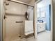 Bathroom featuring a walk-in shower and white vanity at 116 Duck Hawk Cir # 3040, Daytona Beach, FL 32119
