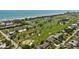 Stunning aerial view of golf course community by the ocean at 13 Essex Dr, Ormond Beach, FL 32176