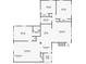 Detailed floor plan of home with spacious kitchen and Gathering room at 13 Essex Dr, Ormond Beach, FL 32176