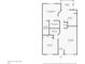 Detailed floor plan showcasing the layout of the home, including the living room, kitchen, and bedrooms at 160 Reserve Cir # 204, Oviedo, FL 32765