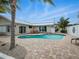 Inviting backyard pool area, perfect for relaxing or entertaining outdoors at 1601 S Riverside Dr, Edgewater, FL 32132