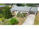Charming single-story home featuring a well-maintained lawn and inviting curb appeal at 1851 Needle Palm Dr, Edgewater, FL 32141