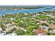 Aerial view of homes with tree coverage at 209 Esther St, New Smyrna Beach, FL 32169