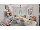 Cozy living room features a comfortable sectional sofa and inviting decor at 209 Esther St, New Smyrna Beach, FL 32169