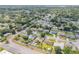 Aerial neighborhood view highlighting the property's beautiful landscaping and private pool area at 2548 E Compton St, Orlando, FL 32806