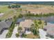 Stunning aerial view of home with pool, landscaping, and waterfront access, perfect for outdoor living at 2913 Linari Ct, New Smyrna Beach, FL 32168