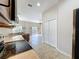 Open concept kitchen with a breakfast bar and stainless appliances at 3311 Pine Oak Trl, Sanford, FL 32773