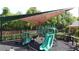 Playground featuring slides, climbing structures, and a sunshade at 3311 Pine Oak Trl, Sanford, FL 32773