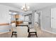 Bright dining area connected to kitchen, living spaces and offering access to the bathroom at 425 S Atlantic Ave # 302, New Smyrna Beach, FL 32169