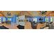 Spacious living area with vaulted ceilings, brick floors, and abundant natural light at 508 Faulkner St, New Smyrna Beach, FL 32168