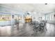 Well-appointed clubhouse with ample seating, bar, and access to the pool, ideal for entertaining and relaxation at 5300 S Atlantic Ave # 9-206, New Smyrna Beach, FL 32169
