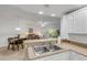 Cozy kitchen featuring a stainless steel double sink and breakfast bar at 5300 S Atlantic Ave # 9-206, New Smyrna Beach, FL 32169
