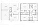 Detailed floor plan showcasing the layout of the first and second floors with room dimensions at 5337 Royal Plantation Blvd, Port Orange, FL 32128