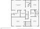 Second floor plan displaying the layout of the home's upper level at 5337 Royal Plantation Blvd, Port Orange, FL 32128