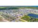 Aerial view of a Primary-planned community featuring numerous lakes and ponds at 6542 Rover Way, St Cloud, FL 34771
