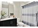 Bathroom with vanity and shower at 6542 Rover Way, St Cloud, FL 34771