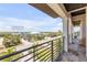 Balcony with railing and views at 6771 Turtlemound Rd, New Smyrna Beach, FL 32169