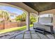 Relax in this covered hot tub with landscaped patio, offering the perfect blend of privacy and outdoor enjoyment at 6771 Turtlemound Rd, New Smyrna Beach, FL 32169