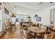 Community center kitchen with stainless steel appliances, large island, and ample seating at 7 Riverwalk Dr # 205, New Smyrna Beach, FL 32169