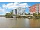 Community with waterfront buildings and boat slips, offering beautiful water views and convenient boating access at 7 Riverwalk Dr # 205, New Smyrna Beach, FL 32169