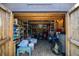 Organized shed interior offers ample storage with shelving and plenty of space at 825 E 23Rd Ave, New Smyrna Beach, FL 32169