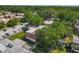 A birds eye view of the community showing building arrangement, landscaping, and parking lots at 95 Moonstone Ct, Port Orange, FL 32129
