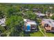 Overhead shot displaying the community's building, landscaping, and parking infrastructure at 95 Moonstone Ct, Port Orange, FL 32129