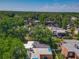 A high angle perspective of the community's buildings, landscaping, and parking facilities at 95 Moonstone Ct, Port Orange, FL 32129
