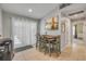Bright breakfast nook features light gray walls, tile floors, and a cozy dining space at 995 16Th St, Edgewater, FL 32132