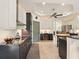 Bright kitchen featuring dark countertops, stainless appliances and lots of cabinet space at 128 Godfrey Rd, Edgewater, FL 32141