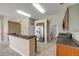 Kitchen with stainless steel appliances, a breakfast bar, and tile flooring at 2435 Alton Rd, Deltona, FL 32738