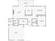 Detailed floor plan showcasing layout of the home, including the kitchen, bedrooms, and living spaces at 257 Sweet Bay Dr, New Smyrna Beach, FL 32168
