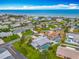 Stunning aerial view of a coastal neighborhood with beautiful homes near the ocean at 31 E Sea Harbor, Ormond Beach, FL 32176