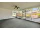 A screened-in porch that is perfect for enjoying the outdoors while staying protected from insects at 3718 Paige St, Port Orange, FL 32129