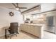 Bright eat-in kitchen with stainless steel appliances and office nook at 3808 Saxon Dr, New Smyrna Beach, FL 32169